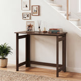 Folding Console Table with Foldable Legs