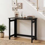 Folding Console Table with Foldable Legs