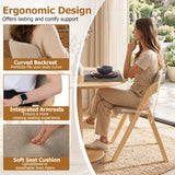 Folding Dining Chairs Set of 2/4 with Cushion