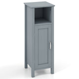 1-Door Freestanding Bathroom Cabinet with Open Shelf