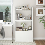 Freestanding Bookshelf with 3-Tier Open Shelf