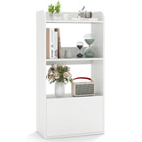 Freestanding Bookshelf with 3-Tier Open Shelf