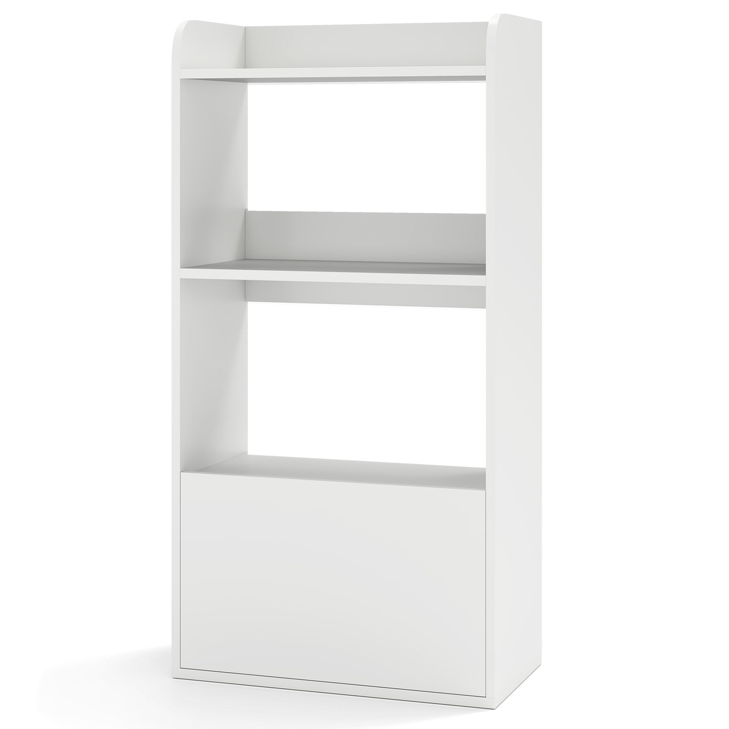 Freestanding Bookshelf with 3-Tier Open Shelf