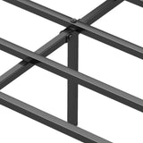 Twin Size Platform Bed with Headboard and Metal Frame