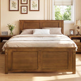 Full Size Wooden Bed Frame with Headboard