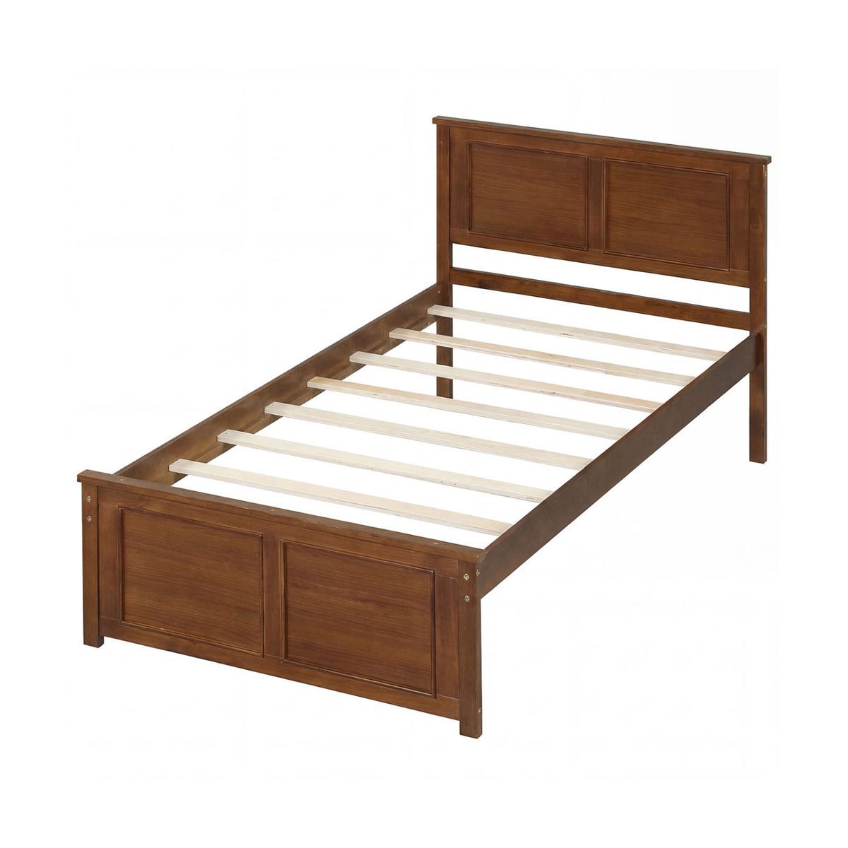 Full Size Wooden Bed Frame with Headboard