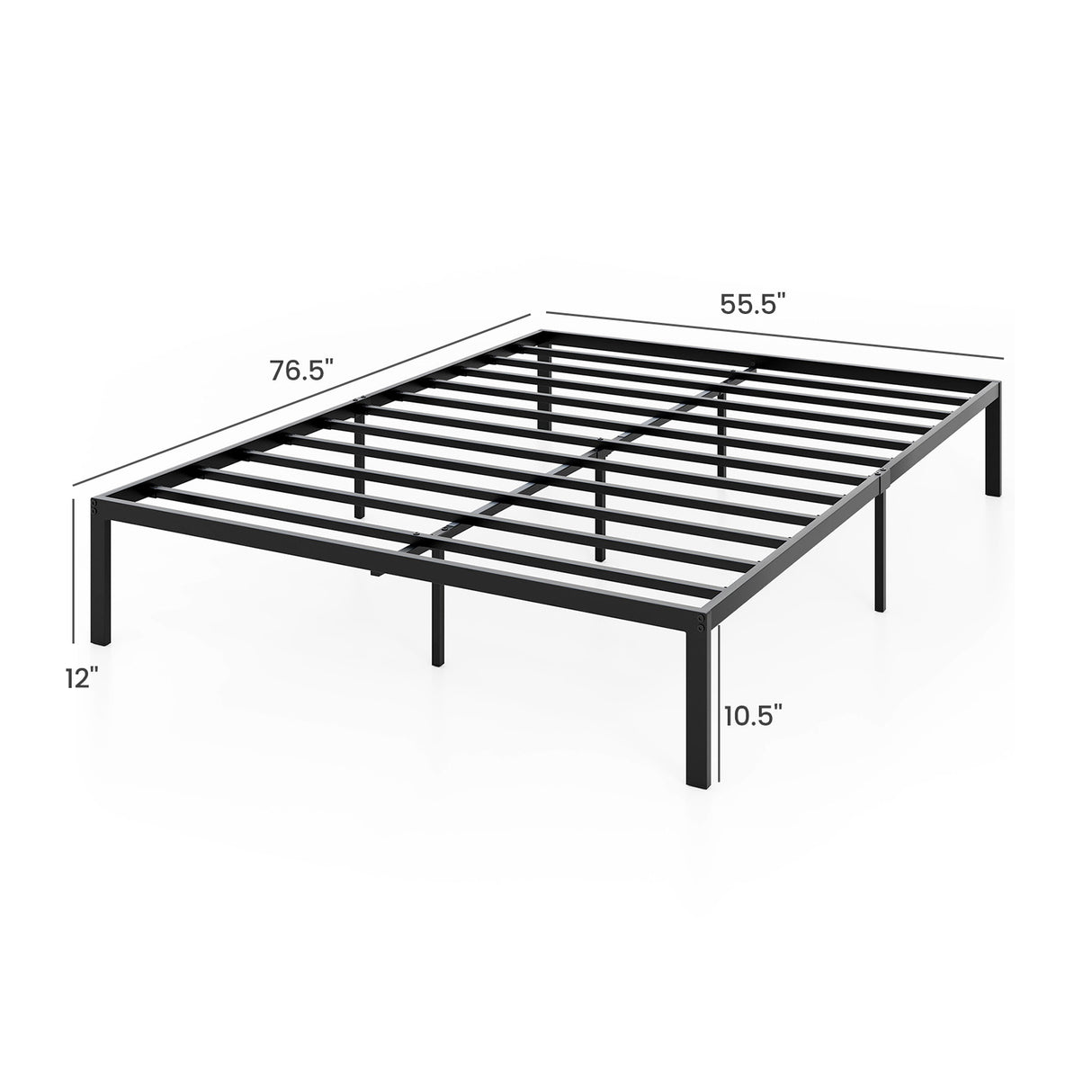 Full/Queen/King Size Metal Bed Frame Heavy Duty Support Slats Mattress Foundation