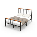 Bed Frame with Headboard and Footboard