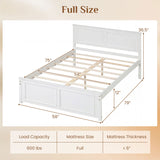 Full/Queen/Twin Size Platform Bed Frame with Headboard