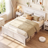 Full/Queen/Twin Size Platform Bed Frame with Headboard