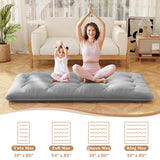 Futon Mattress with Washable Cover and Carry Bag