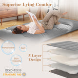 Futon Mattress with Washable Cover and Carry Bag