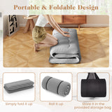 Futon Mattress with Washable Cover and Carry Bag