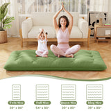 Floor Mattress with Washable Cover and Carry Bag