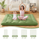 Floor Mattress with Washable Cover and Carry Bag