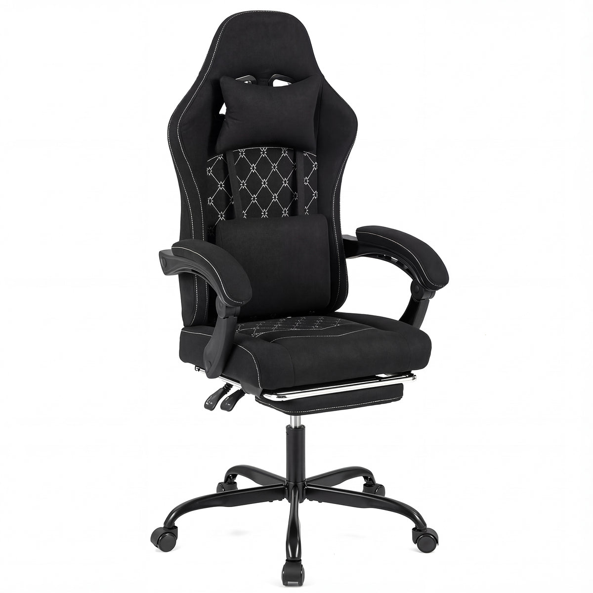 Gaming Chair Height Adjustable Computer Chair with Headrest Video Game Chair