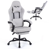 Gaming Chair Height Adjustable Computer Chair with Headrest Video Game Chair