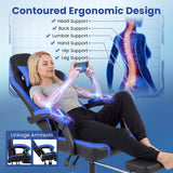 Gaming Chair Height Adjustable Computer Chair with Headrest Ergonomic Office Task Chair