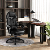 Gaming Chair Racing Style Swivel Chair with Footrest and Adjustable Lumbar Pillow