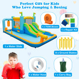 Giant Inflatable Water Slide for Kids Aged 3-10 Years (with 680W Blower)