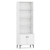 Giantex Bookshelf with Doors and 2 Anti-Tipping Kits for Home Office
