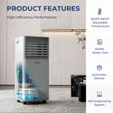 10000 BTU Air Cooler with Fan and Dehumidifier Mode
