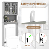 Bathroom Spacesaver Over the Toilet Door Storage Cabinet