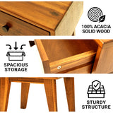 Sofia Solid Wood Nightstand