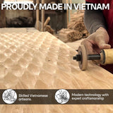 Acacia Elara Solid Wood TV Stand with Storage and Cable Management for TVs up to 80"