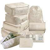 9 Pieces Set Travel Organizer Storage Bags Suitcase Packing Set Storage Cases Portable Luggage Organizer Clothes Shoe Tidy Pouch