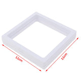 1Pc PE Film Jewelry Storage Box Brooch Coin Gems Jewelry Storage Box Dustproof Exhibition Decoration Floating Ring Case