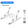 ORICO Foldable Laptop Stand Holder Riser Portable Adjustable Aluminum Notebook Stand Computer Stand 7 Angles for MacBook Tablets