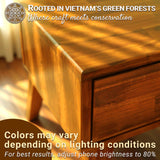 Sofia Solid Wood Nightstand