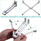 Portable Laptop Stand Aluminum Alloy Holder Foldable Universal Notebook PC Riser Support for Macbook Pro Android 12~17in Laptop