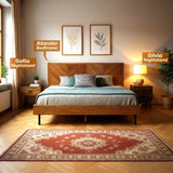 Sofia Solid Wood Nightstand