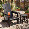 HDPE Outdoor Adirondack Chairs with Cup Holder