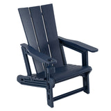 HDPE Outdoor Adirondack Chairs with Cup Holder