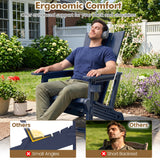 HDPE Outdoor Adirondack Chairs with Cup Holder