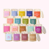 Candle Jar w/Lid - Yippie