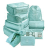 9 Pieces Set Travel Organizer Storage Bags Suitcase Packing Set Storage Cases Portable Luggage Organizer Clothes Shoe Tidy Pouch