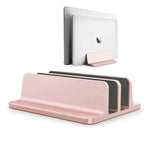 Vertical Laptop Stand Aluminium Adjustable Portable Notebook Mount Support Base Holder For MacBook Pro Air Accessory Book Holder