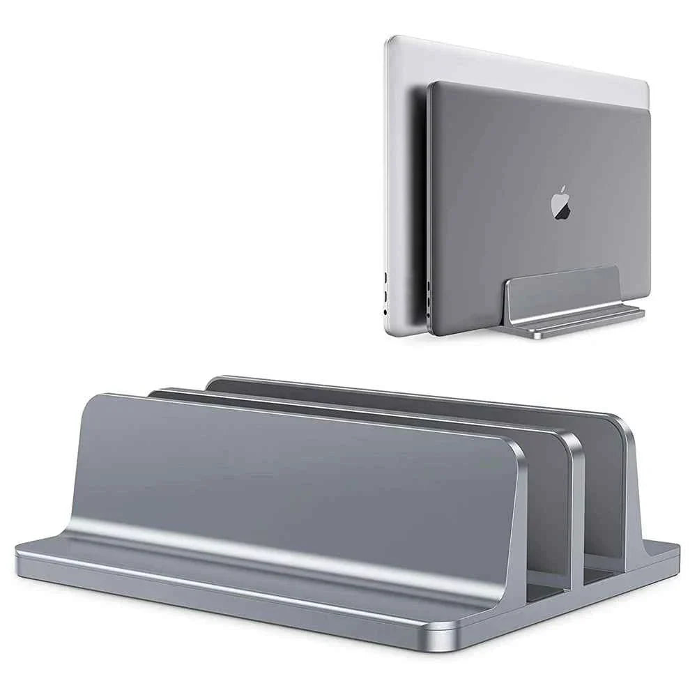 Vertical Laptop Stand Aluminium Adjustable Portable Notebook Mount Support Base Holder For MacBook Pro Air Accessory Book Holder