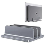 Vertical Laptop Stand Aluminium Adjustable Portable Notebook Mount Support Base Holder For MacBook Pro Air Accessory Book Holder