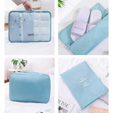 9 Pieces Set Travel Organizer Storage Bags Suitcase Packing Set Storage Cases Portable Luggage Organizer Clothes Shoe Tidy Pouch