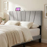 Headboard for Queen and Full Size Bed Geometric Upholstered Head Board