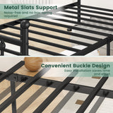 Full/Queen/Twin Size Heavy-duty Metal Bed Frame with Headboard