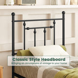 Full/Queen/Twin Size Heavy-duty Metal Bed Frame with Headboard