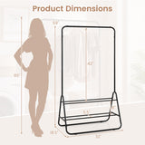 Heavy Duty Clothes Rack with Hanging Rod and Storage Shelves