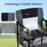 Heavy Duty Outdoor Camping Chair with Cup Holder and Bottle Opener