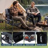 Heavy Duty Outdoor Camping Chair with Cup Holder and Bottle Opener